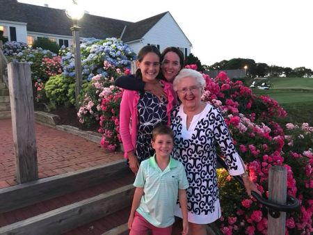 Anthony Bugliari's spouse, Catherine Ann Walsh with his mother, Elizabeth Bugliari and their kids