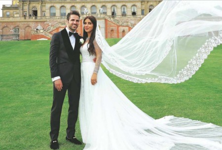 Daniella Semaan and Cesc Fabregas' wedding ceremony