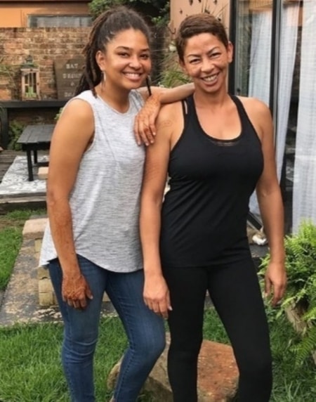 Wanda Hutchins with her eldest daughter Tanita Strahan