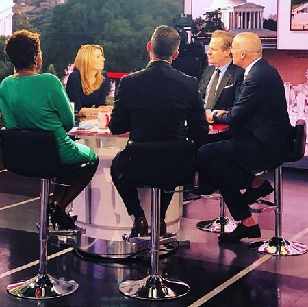 Nicolle in her show, MSNBC