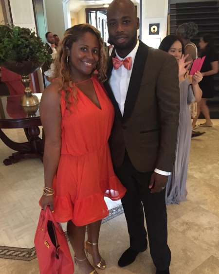 Delaina Joseph with her husband, Johnathan Joseph