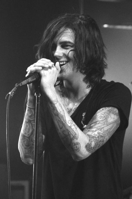 Rock musician, Kellin Quinn performing in Norwish