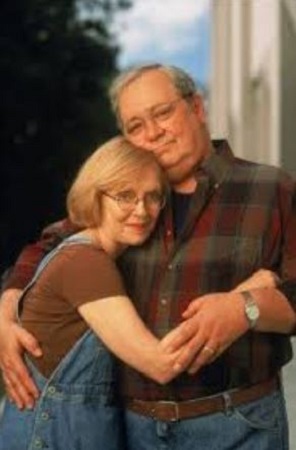 K Callan and her co-star Eddie Jones.