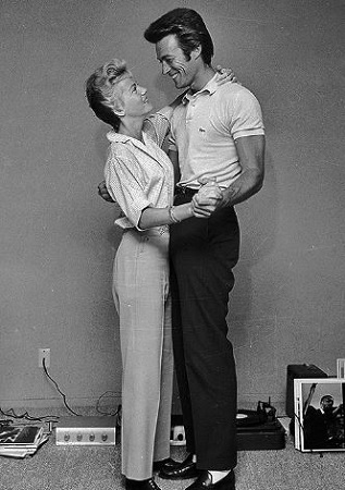 Clint Eastwood with his first wife, Margaret Johnson. Sadly, they divorced on May 18, 1984.