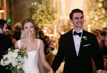 Kayla and Jeffrey's wedding day on April 11, 2015.