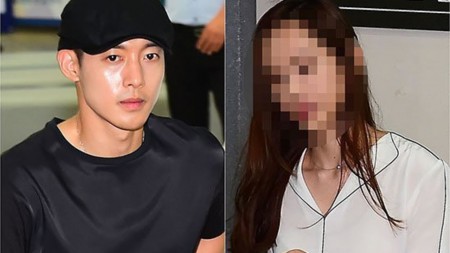 Kim Hyun-Joong and Ms. Choi who filed a false lawsuit against Kim; her face is blurred