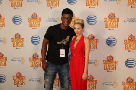 Jimmy Butler and his former girlfriend, Miley Cyrus