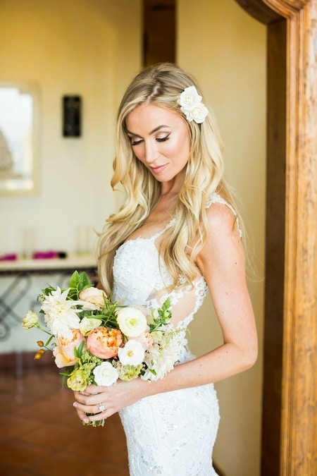 Annalise Dale in her Wedding gown