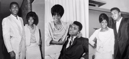 Muhammad Ali with his first wife, Sonji Roi