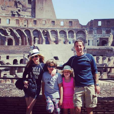 Andrea Day and Ron Magocsi with their children