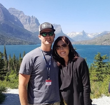 Erica Bivens with her husband Donald