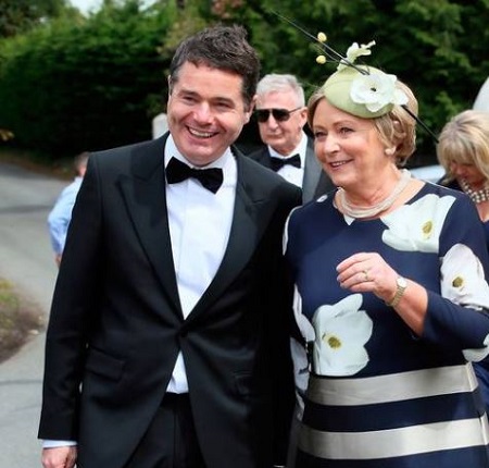 Frances Fitzgerald during her friend's wedding