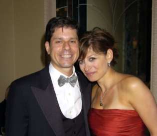Jonathan Steinberg and Maria Bartiromo at the 60th anniversary ball of the year gala
