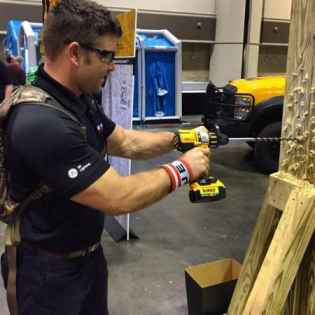 Matthew J. Lawrence working as a metalworking specialist