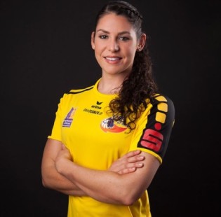 Lauren Plum posing for a photo