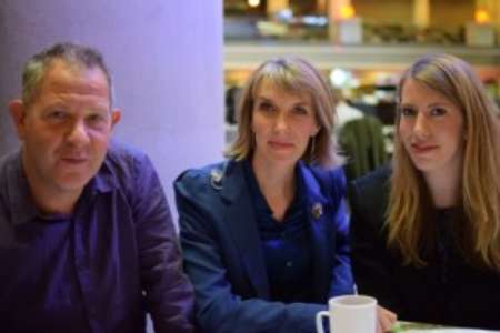 Rachel Schofield with Katy Balls and John Kampfner for the BBC's paper review