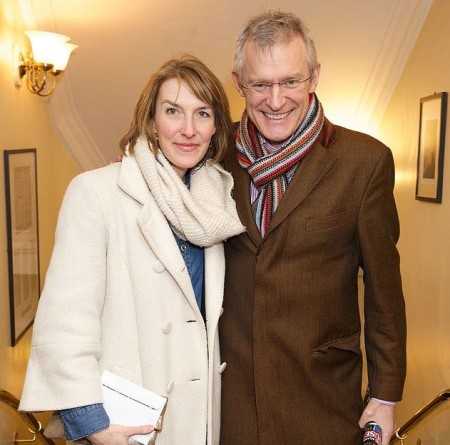 Rachel Schofield with her husband, Jeremy Vine