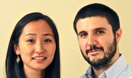 Quindlen Krovatin and his wife, Lynn Feng