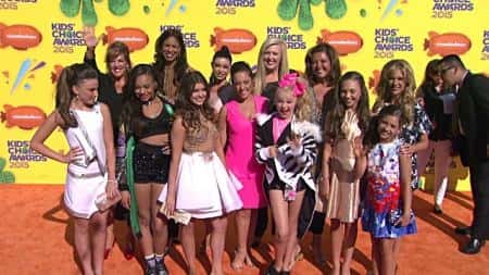 Michele Gisoni with her siblings and other celebrities