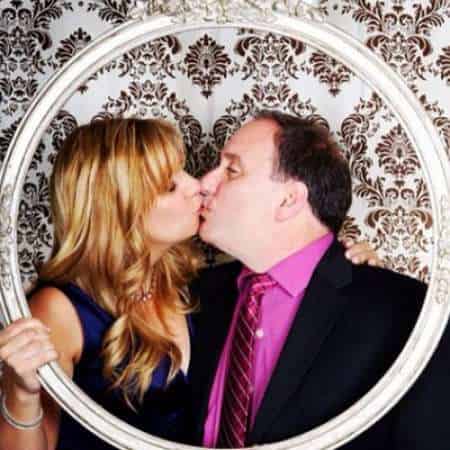 Melissa Gisoni and Greg Gisoni in a romantic picture