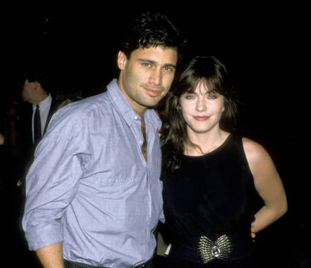 Steven Bauer with his estranged wife, Ingrid Anderson at the premiere of In County in LA