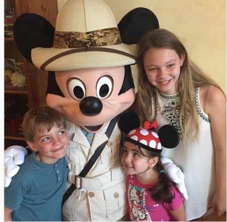 Sharon Mobley Stow and Jim Acosta's children