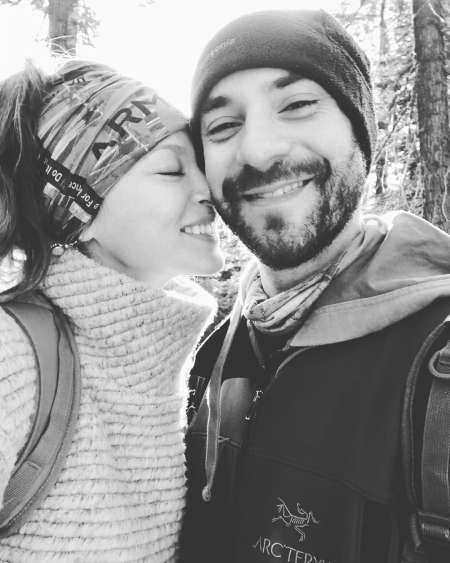 Melissa O'Neil with her lover, Daniel Birnbaum