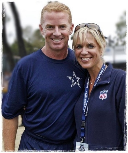 Jason with his wife Brill in the earlier days of coaching