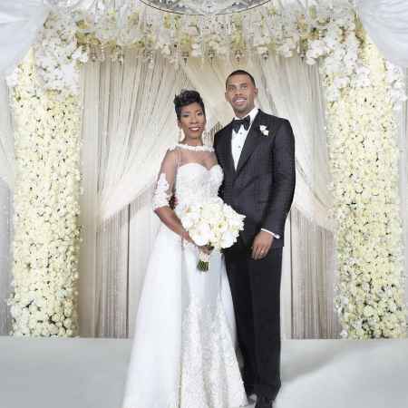 Ben Raymond and Karli Raymond at their nuptial