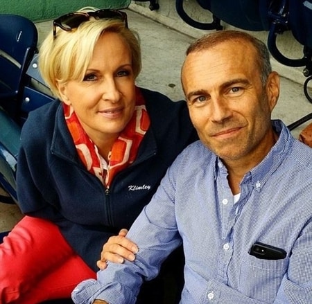 James Hoffer with his former wife Mika Brzezinski