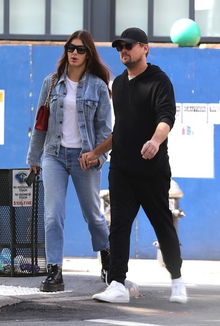 Leonardo DiCaprio and Camila Morrone spotted walking holding the hands