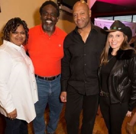 Nate Newton's wife and friends