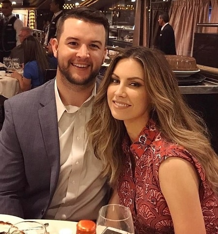 Katherine Webb and AJ McCarron having a lovely dinner