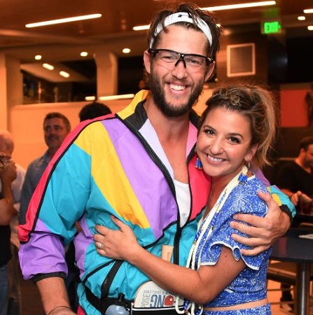 Clayton Kershaw and his wife