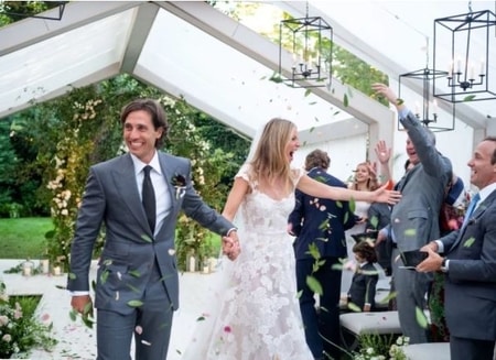 Brad's and Gwyneth's wedding