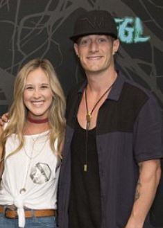 Alyssa and Tarek at an event