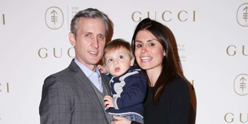 Flo and Dan Abrams with their baby boy, Everett Floyd Abrams.