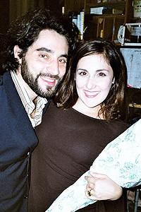 Rob with his former wife. 