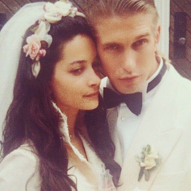 Kennya Baldwin and Stephen Baldwin at their wedding