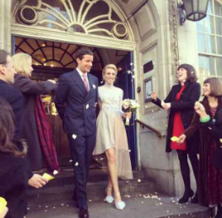 Clarissa at her wedding.