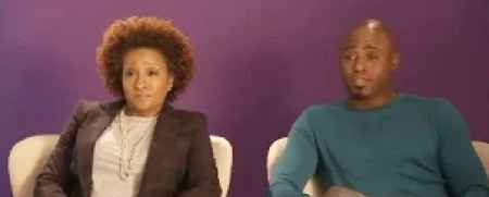 Dave Hall and Wanda Sykes