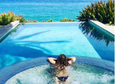 Sheree in her million dollar mansion