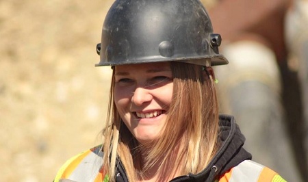 Monica at the reality show.