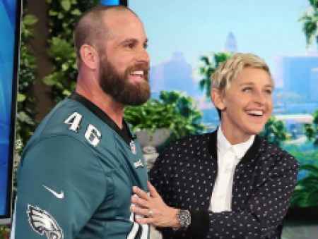 Jon and Ellen while attending her show