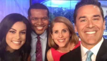 Kathy with her colleagues