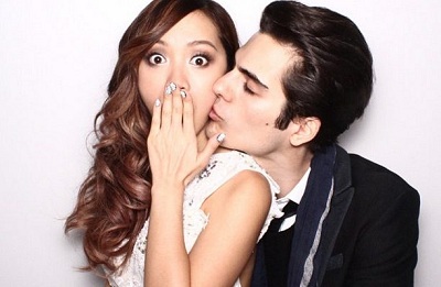 Dominique and Michelle were posing for a click