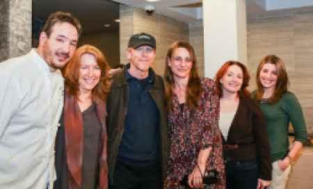 The Howard family on a get together. Know about her net worth, salary, income, earnings, properties, bank balance