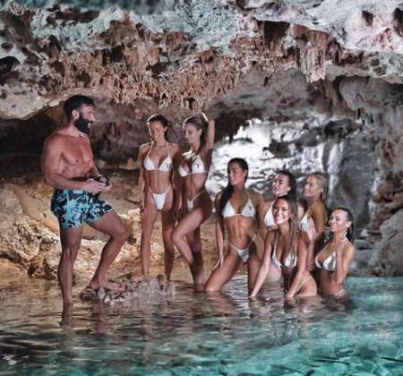 Dan with his girls. Know more about Dan Married, wife, wedding date & venue, marital affairs and many more