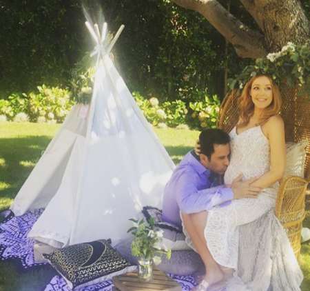 Jonathan on babyshower