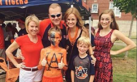 Kelly with her family. know mroe about kelly marriage, husband, daughters, sons, marital life, family, income, and net worth